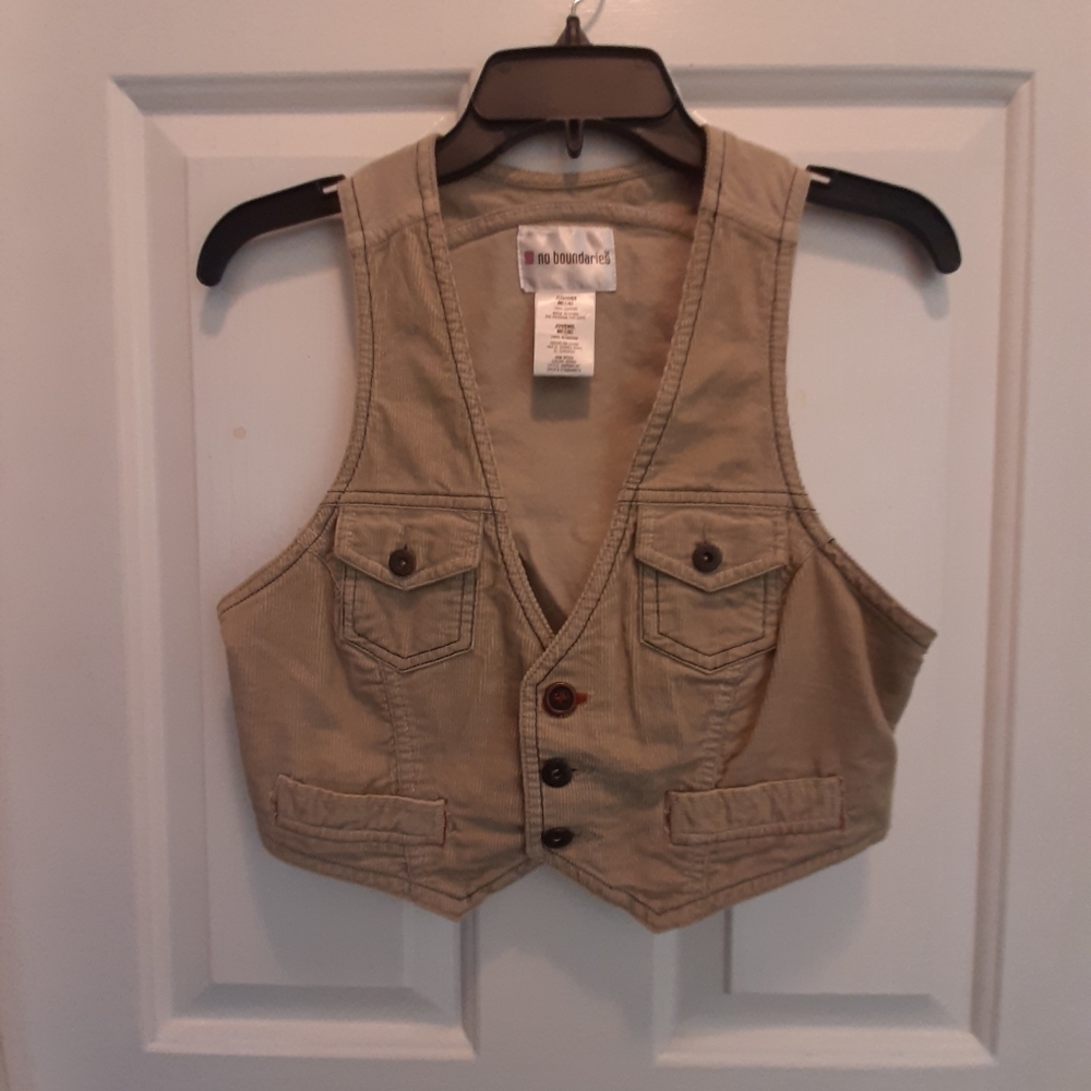 Tan Corduroy Vest